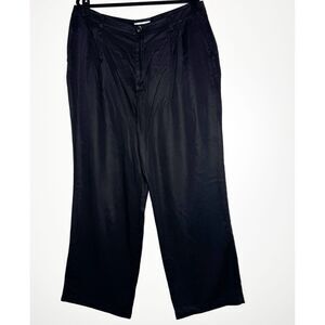 NEW LOFT Lyocell Emory Wide Leg Trousers Pants Women's Size 16